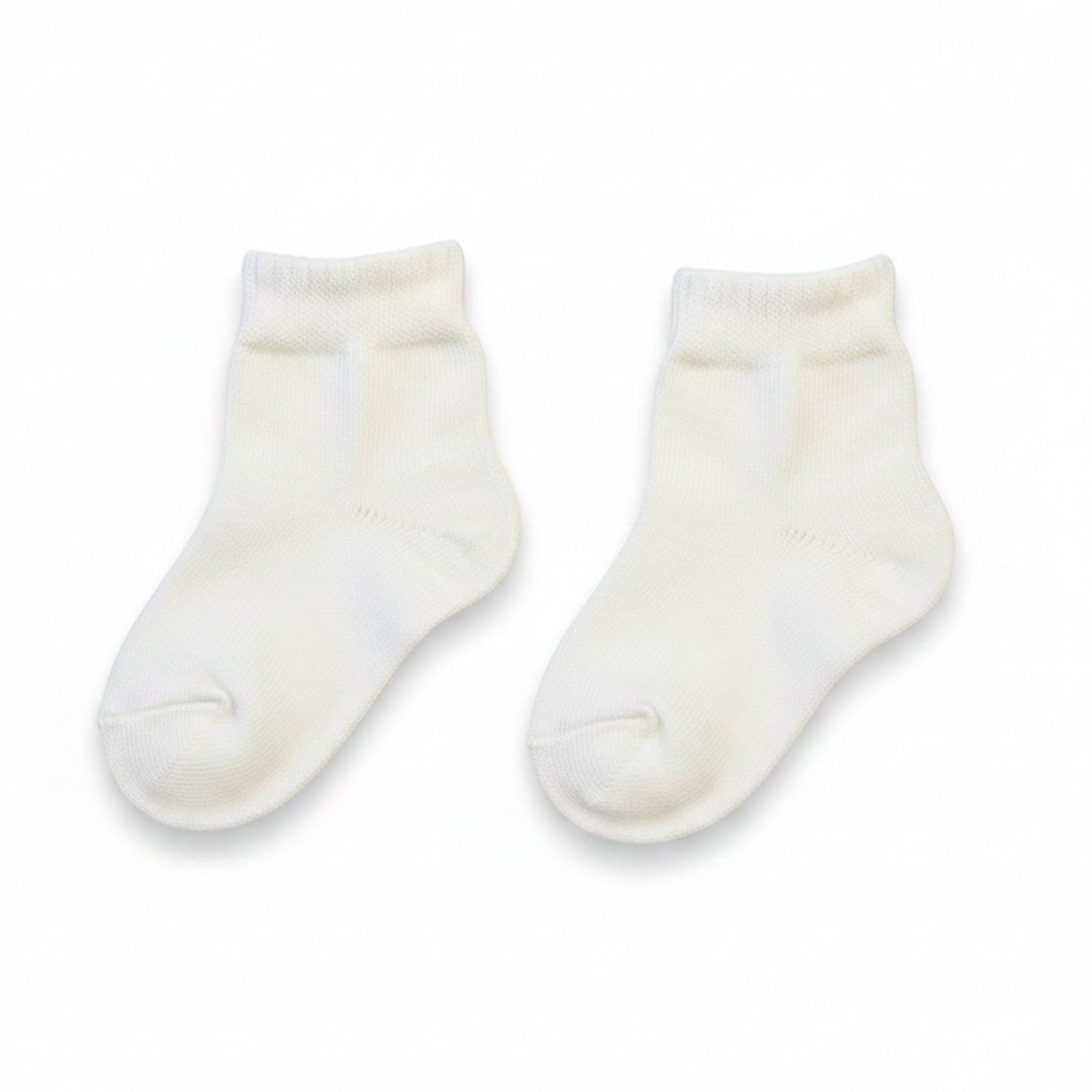 White Plain Ankle Socks