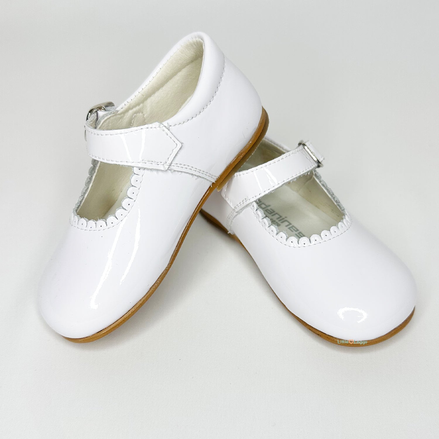 Girls White Patent Mary Jane Shoe