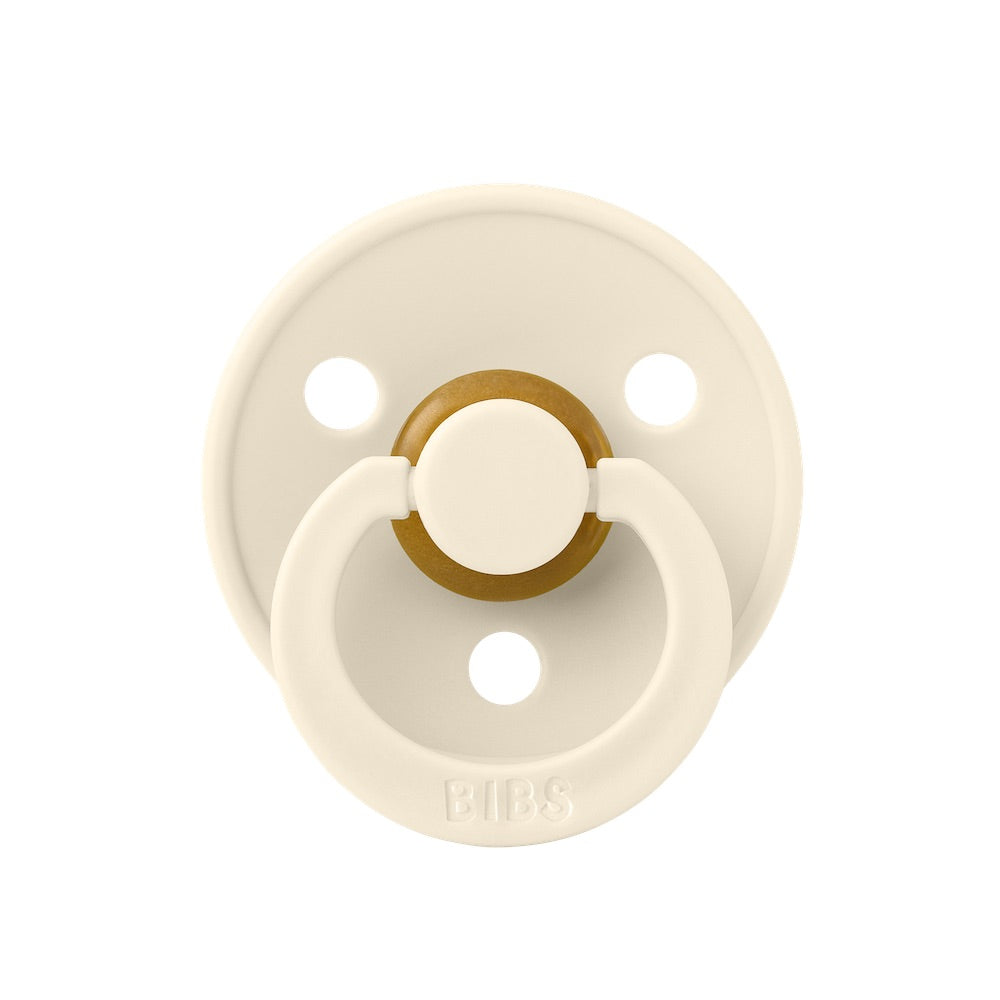 Bibs Twin Dummy Pack - Ivory/Ivory