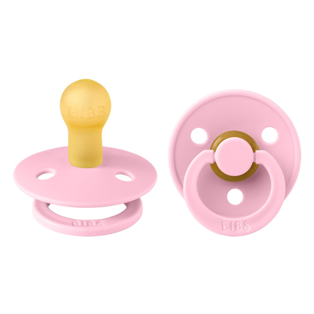 Bibs Twin Dummy Pack - Baby Pink/Baby Pink