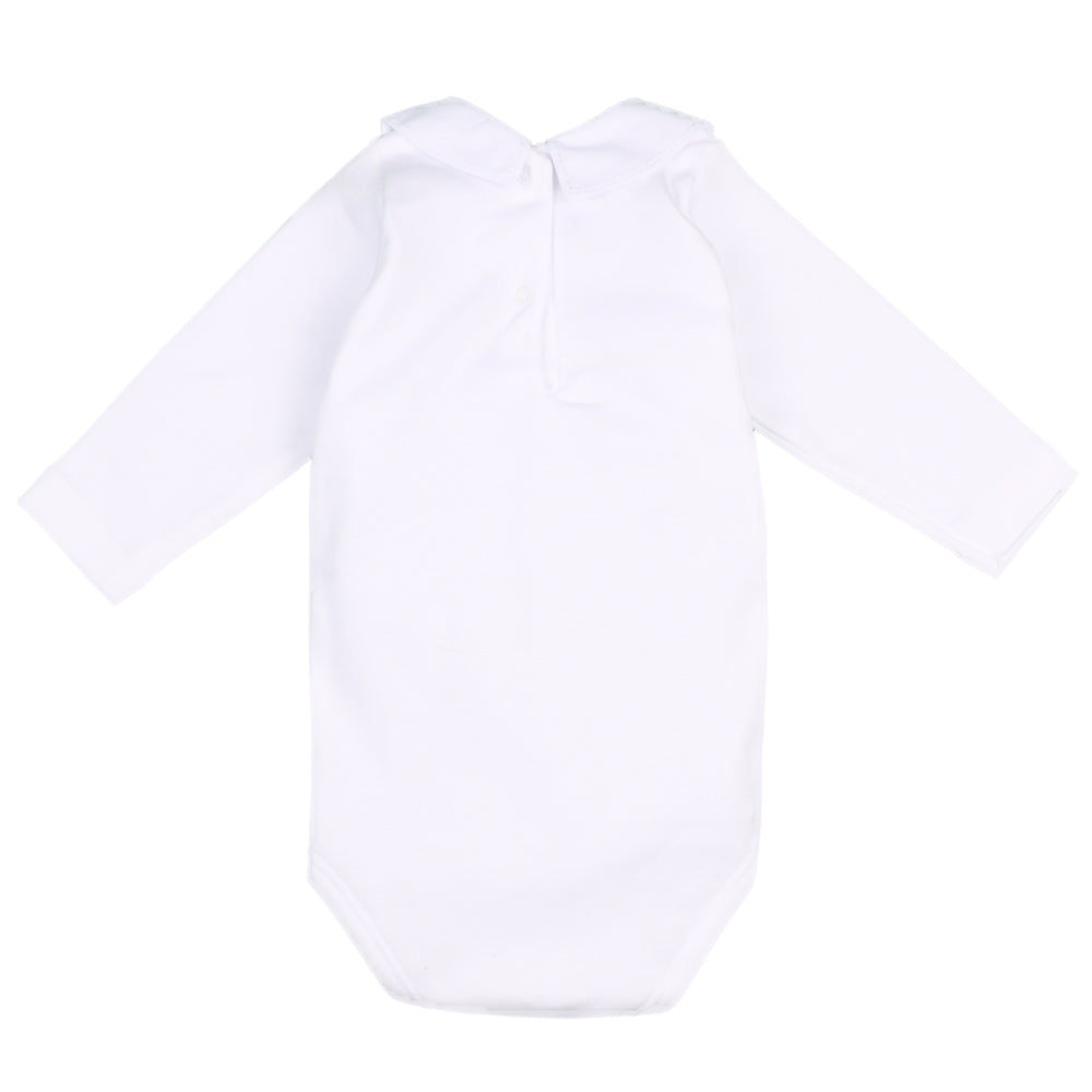 Boys White Long Sleeved Body