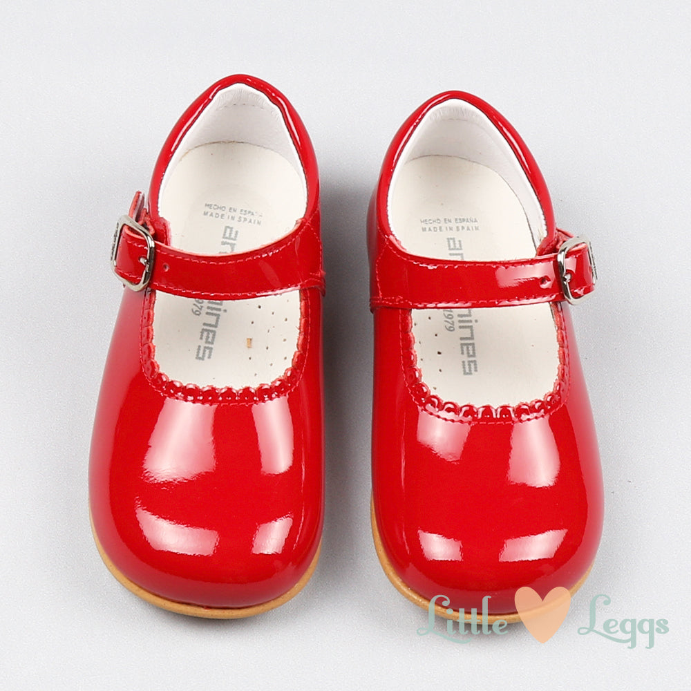 Girls Red Patent Mary Jane Shoe