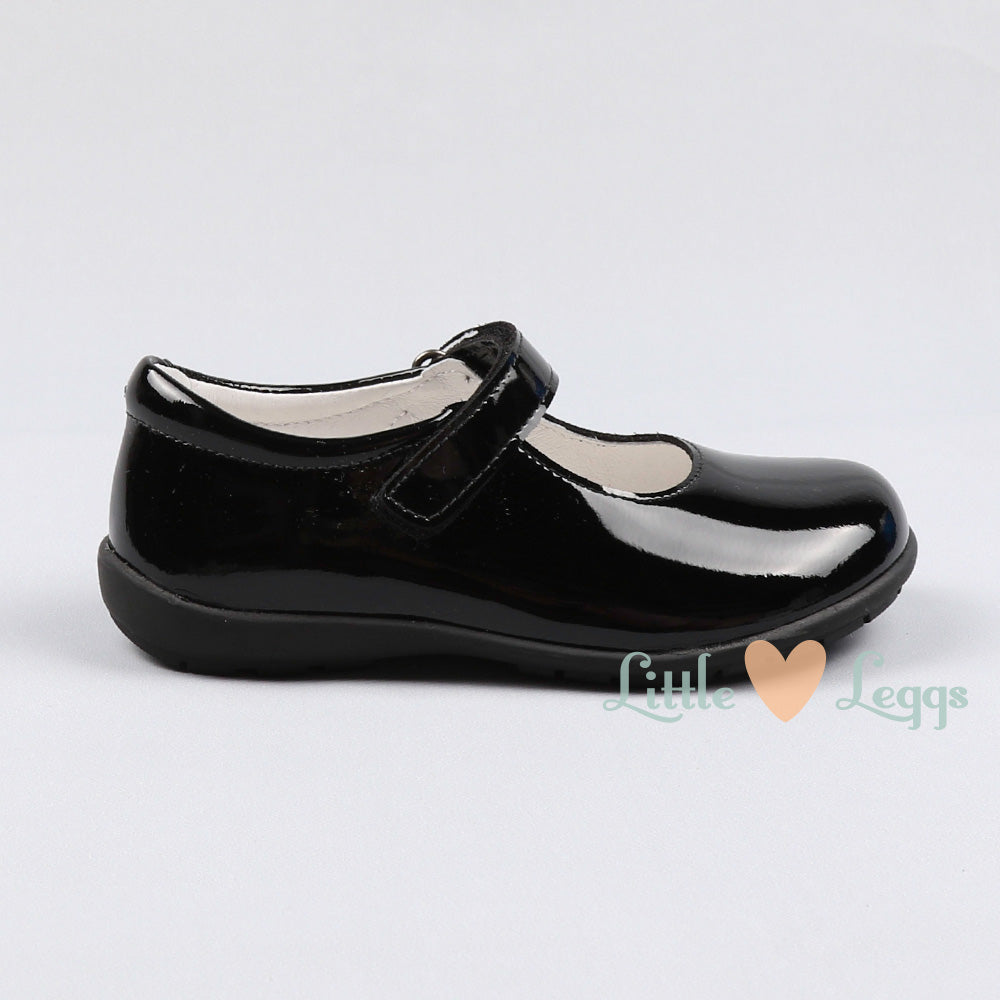 Black Patent Mary Jane School Shoe