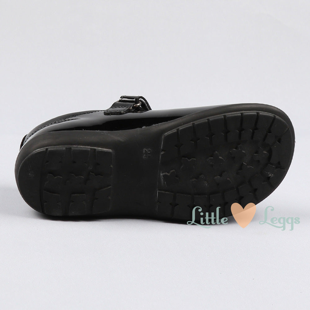 Black Patent Mary Jane School Shoe