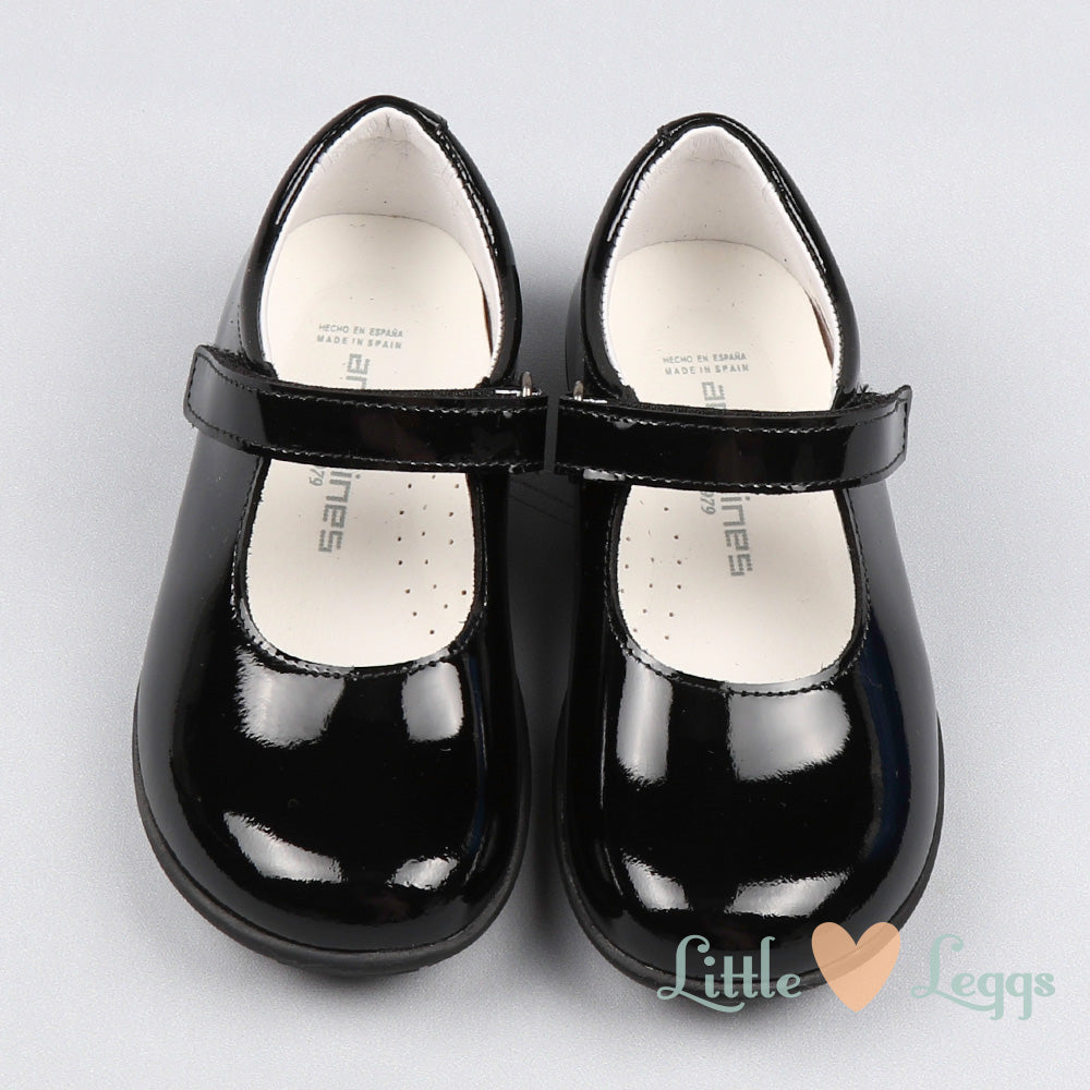 Black Patent Mary Jane School Shoe