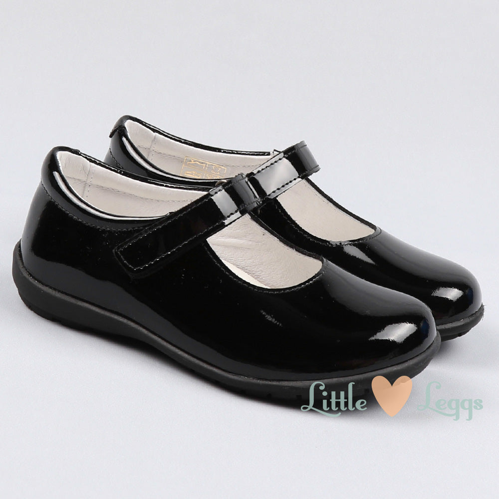 Black Patent Mary Jane School Shoe