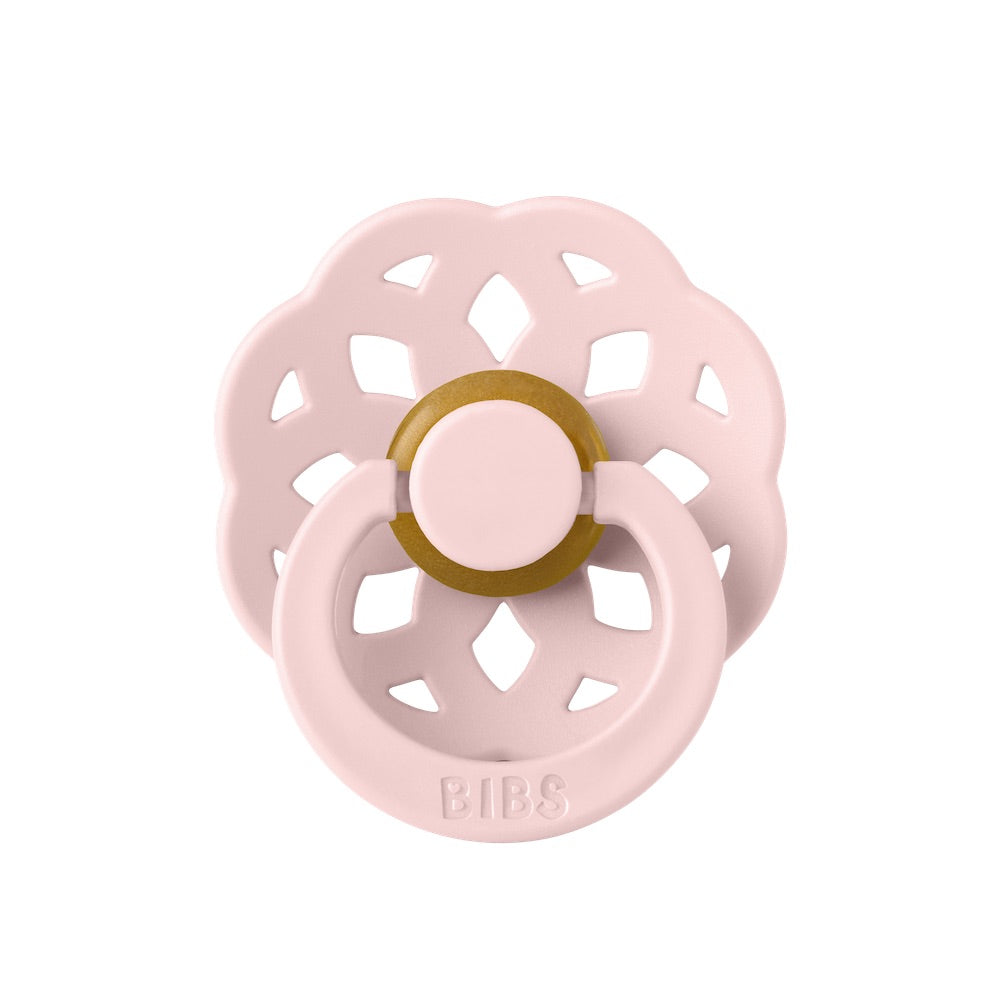 Bibs Twin Dummy Pack-Ivory/Blossom