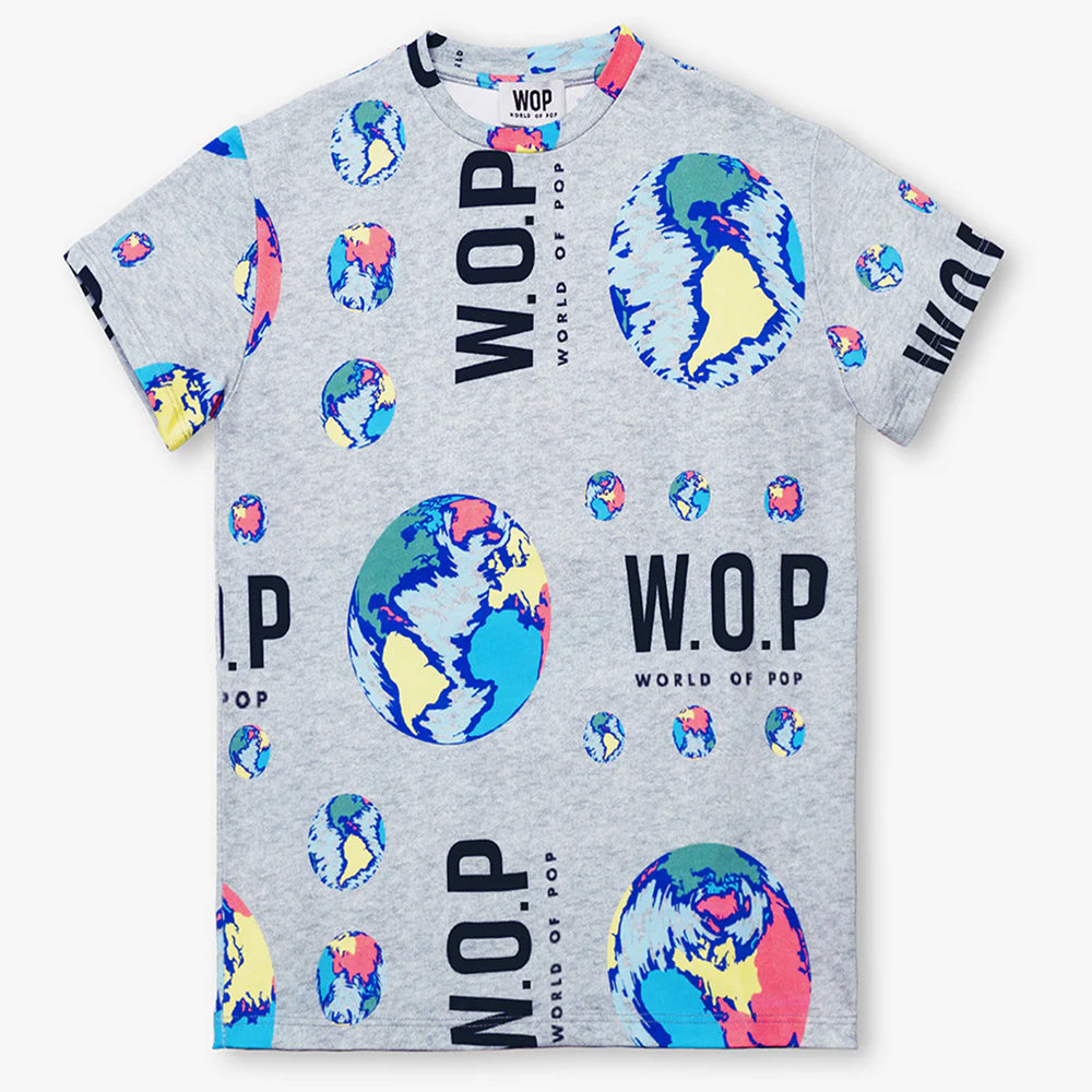 Girls Grey W.O.P Dress
