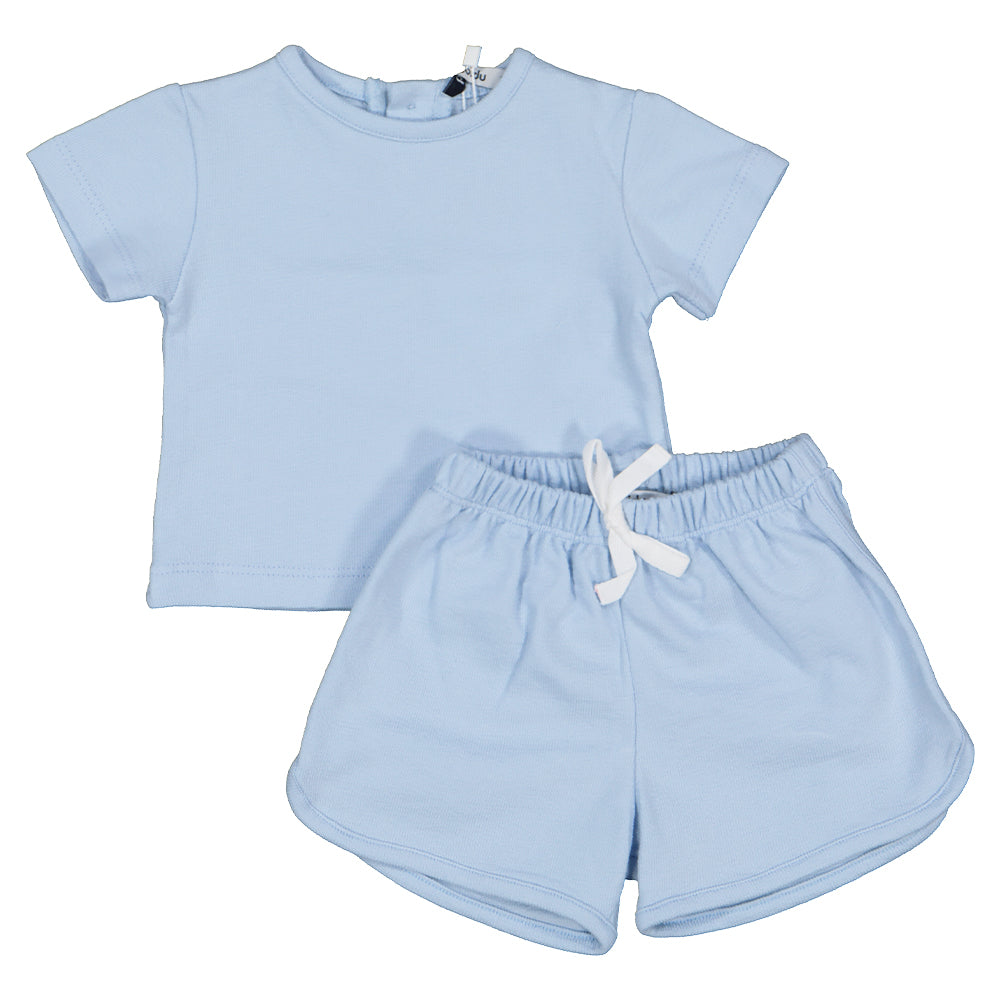 Pale Blue Jersey Set