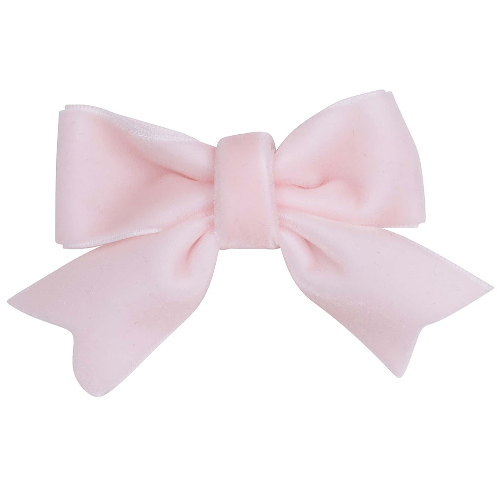 Pink Velvet Hair Clip