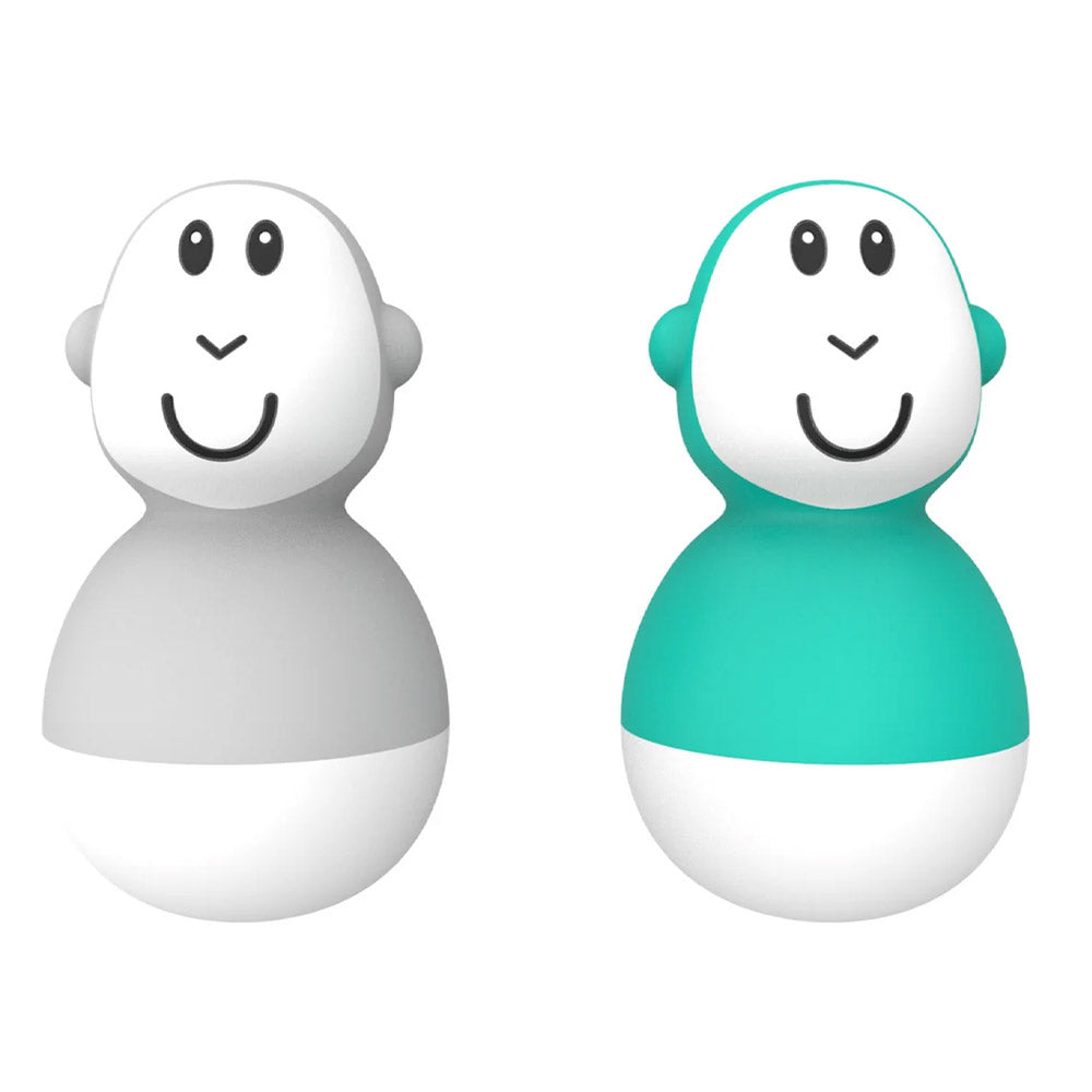 Bathtime Wobblers - Cool Grey & Green