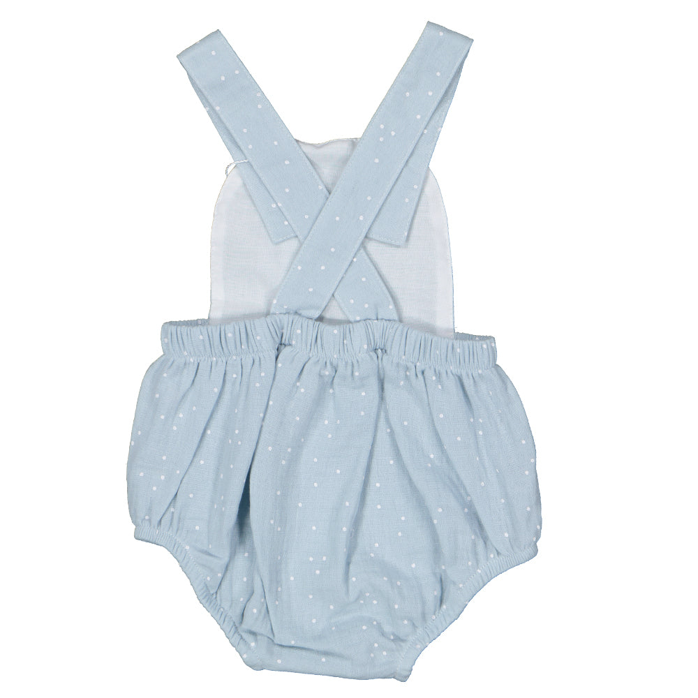 Blue Dungaree Romper