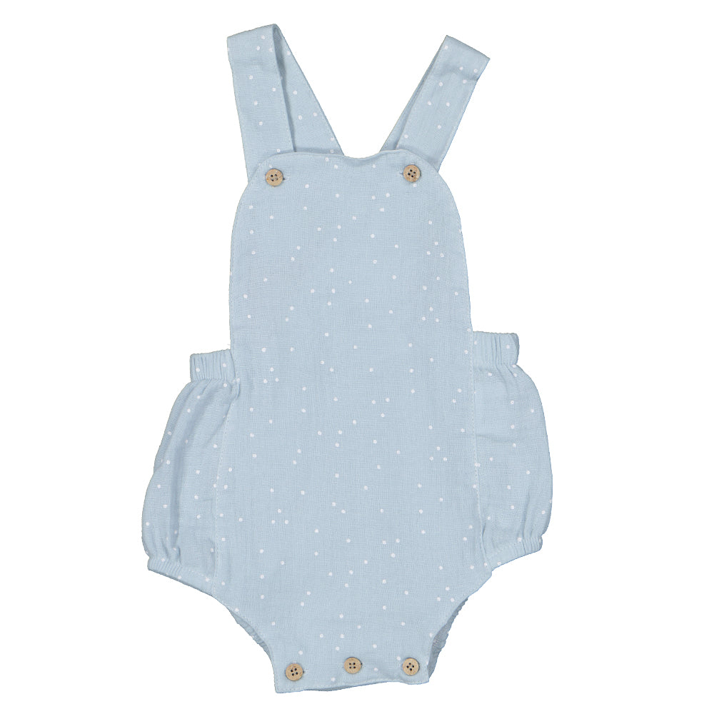 Blue Dungaree Romper