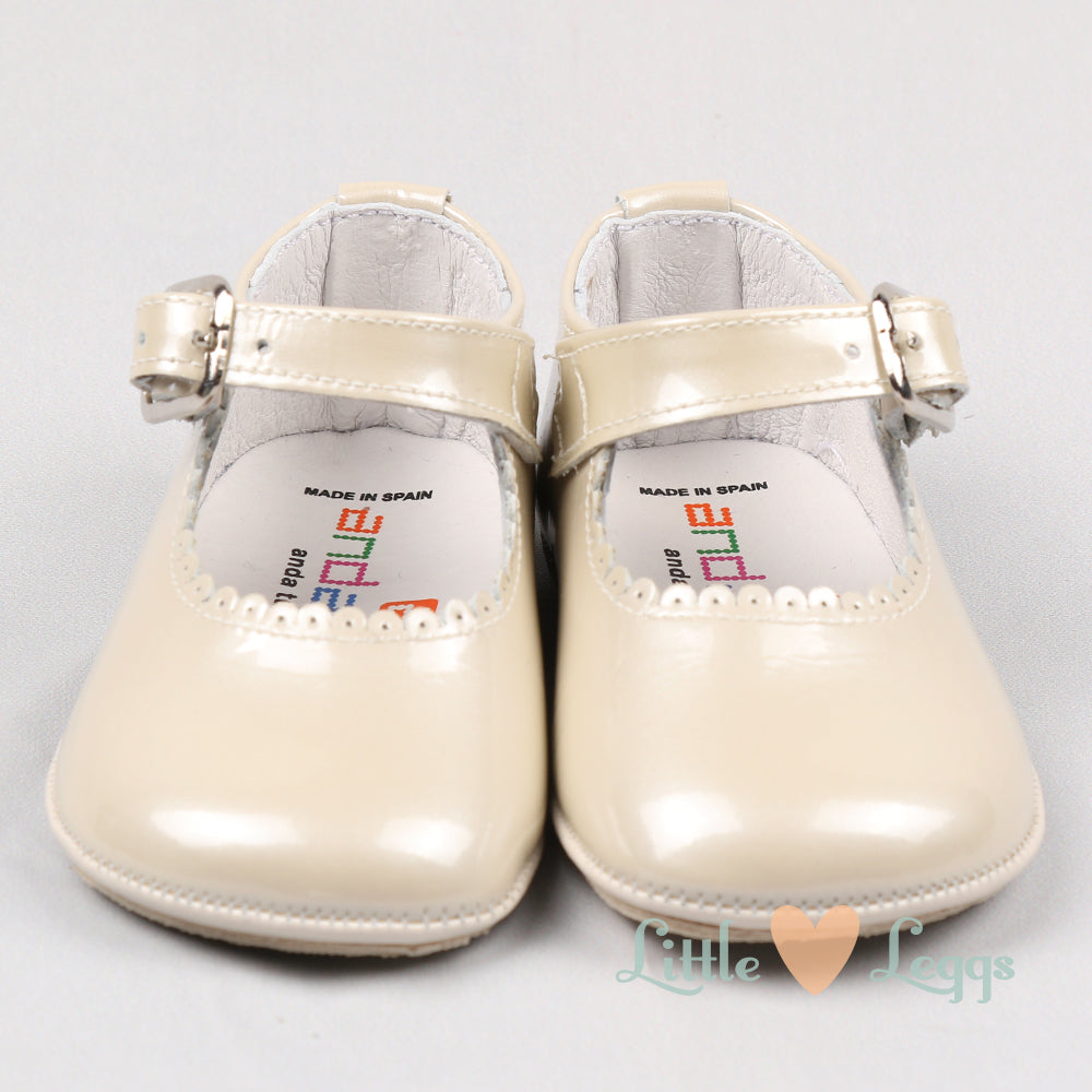 Beige Pearl Mary Jane Pre-Walker