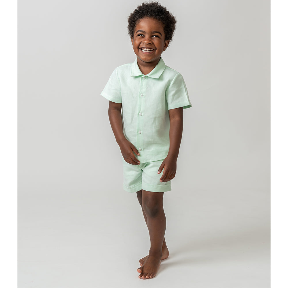 Kids linen sale shorts