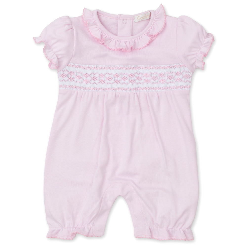 Pale Pink Smocked Romper