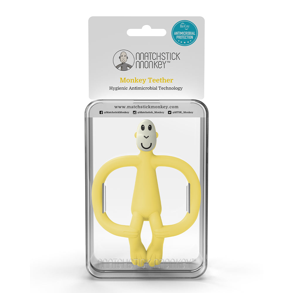 Monkey Teether - Yellow