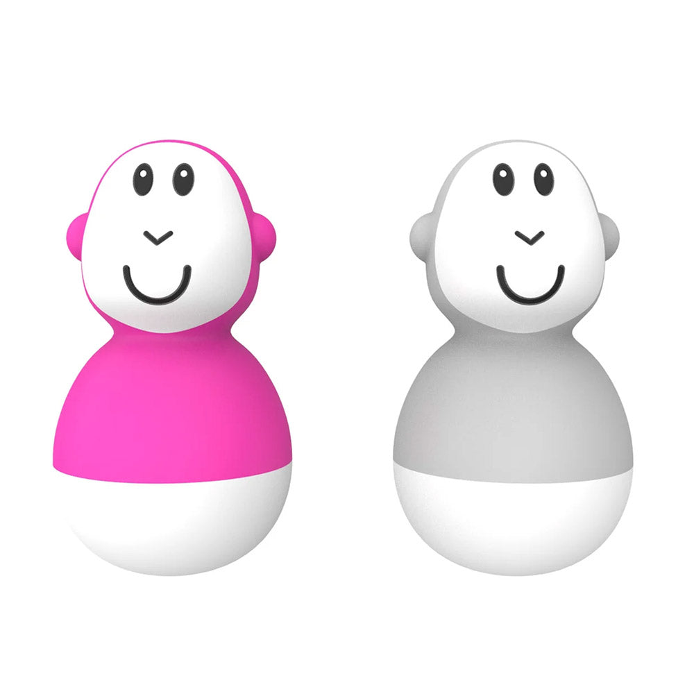 Bathtime Wobblers - Pink & Cool Grey