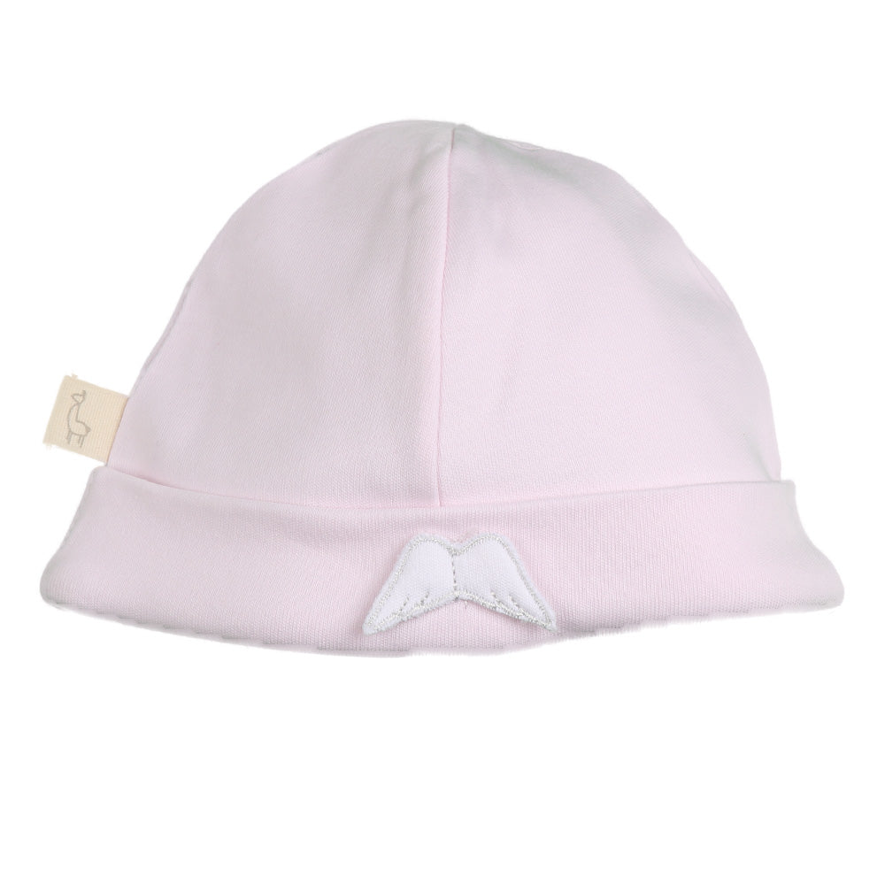 Pink Cotton Angel Wings Hat