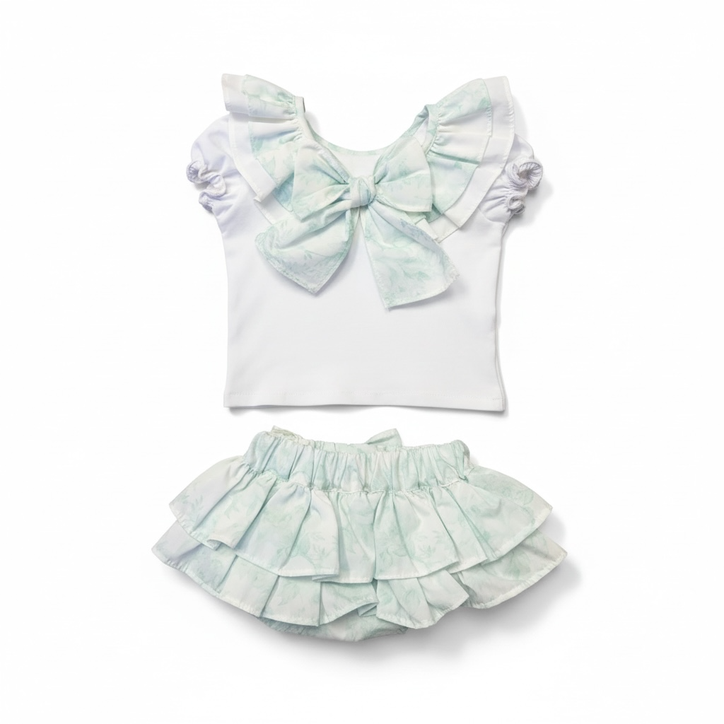 Mint Top and Bloomers