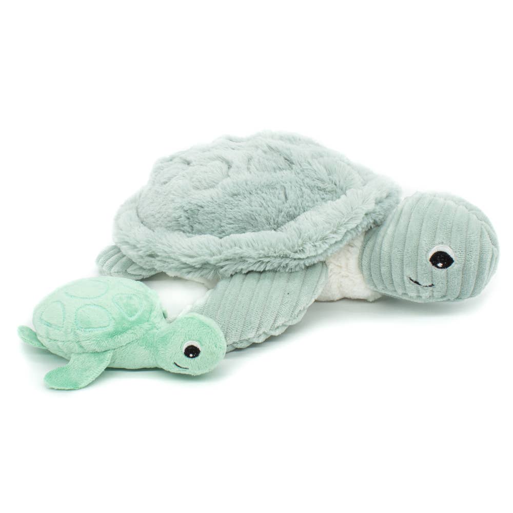 Tilly The Turtle Mum & Baby Mint - Plush Toy