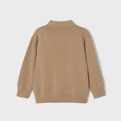 Beige Polo Sweater