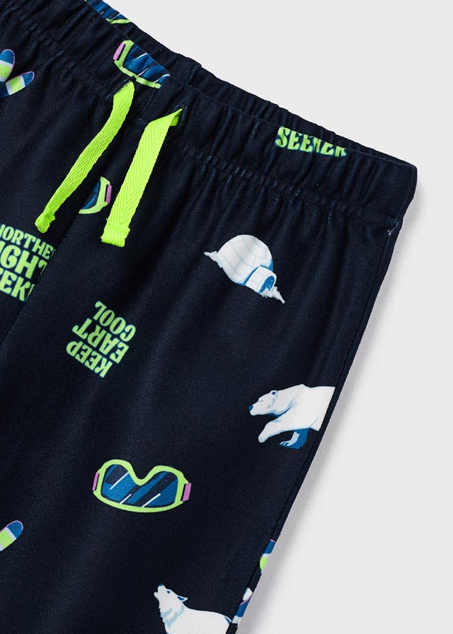 Navy Polar Pyjamas