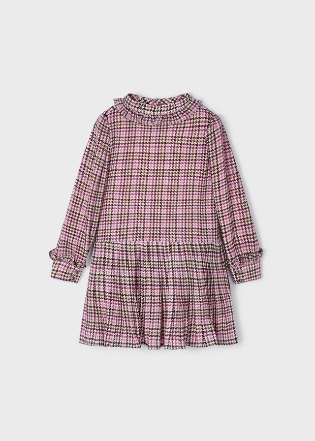 Plaid Glaze Pink Check Dress