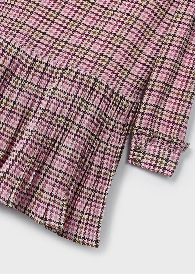 Plaid Glaze Pink Check Dress