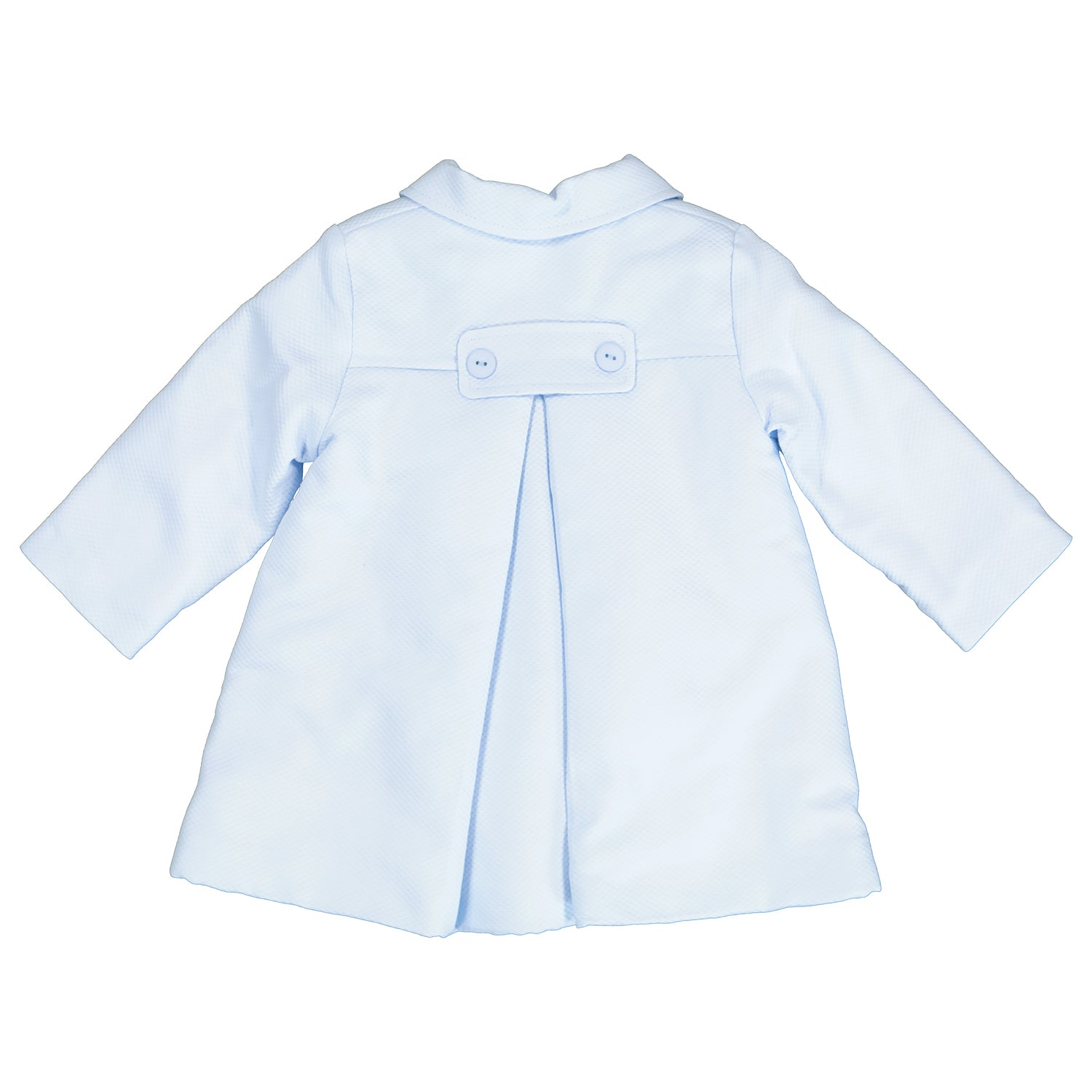 Blue Honecomb Pattered Coat