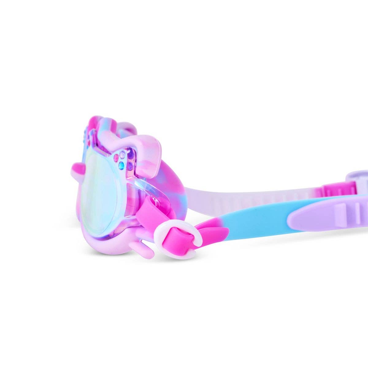 Pink & Purple Cat Frame Kids' Swim Goggles