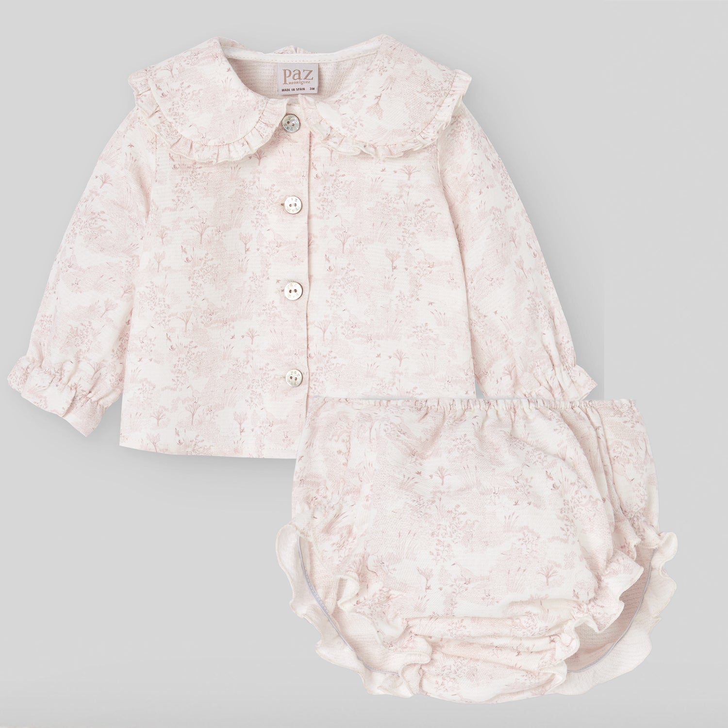 Pink Blouse & Bloomer Set