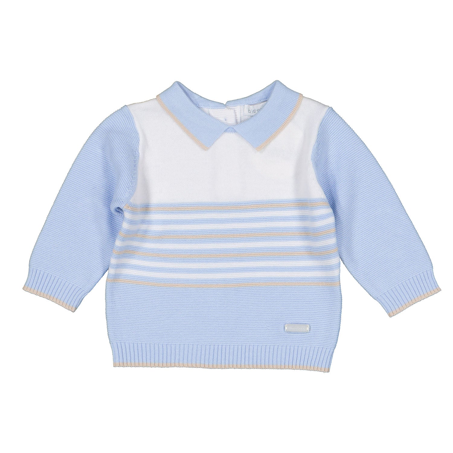 Blue Stripe Collar Outfit