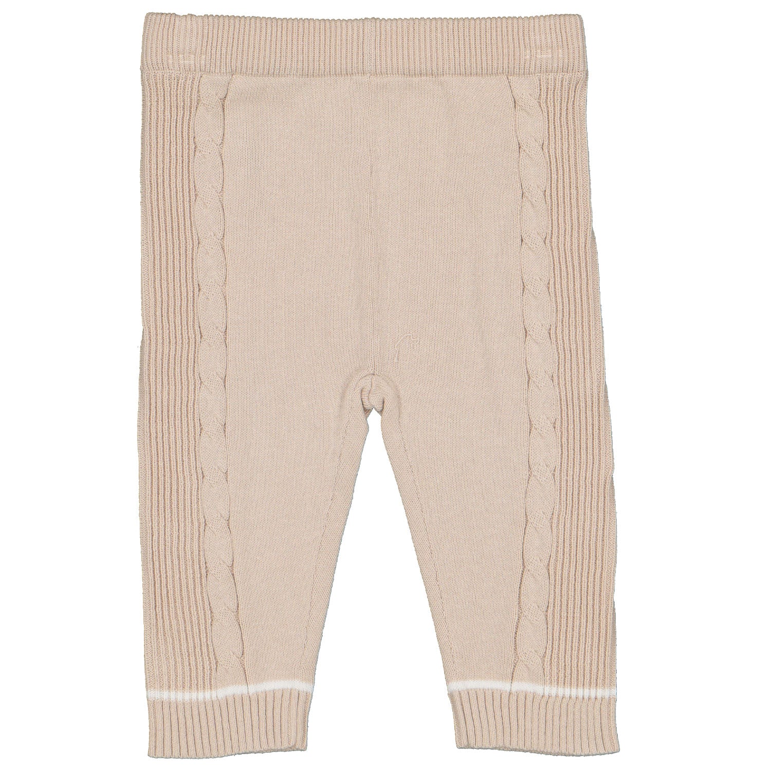 Beige Cable Knitted Outfit