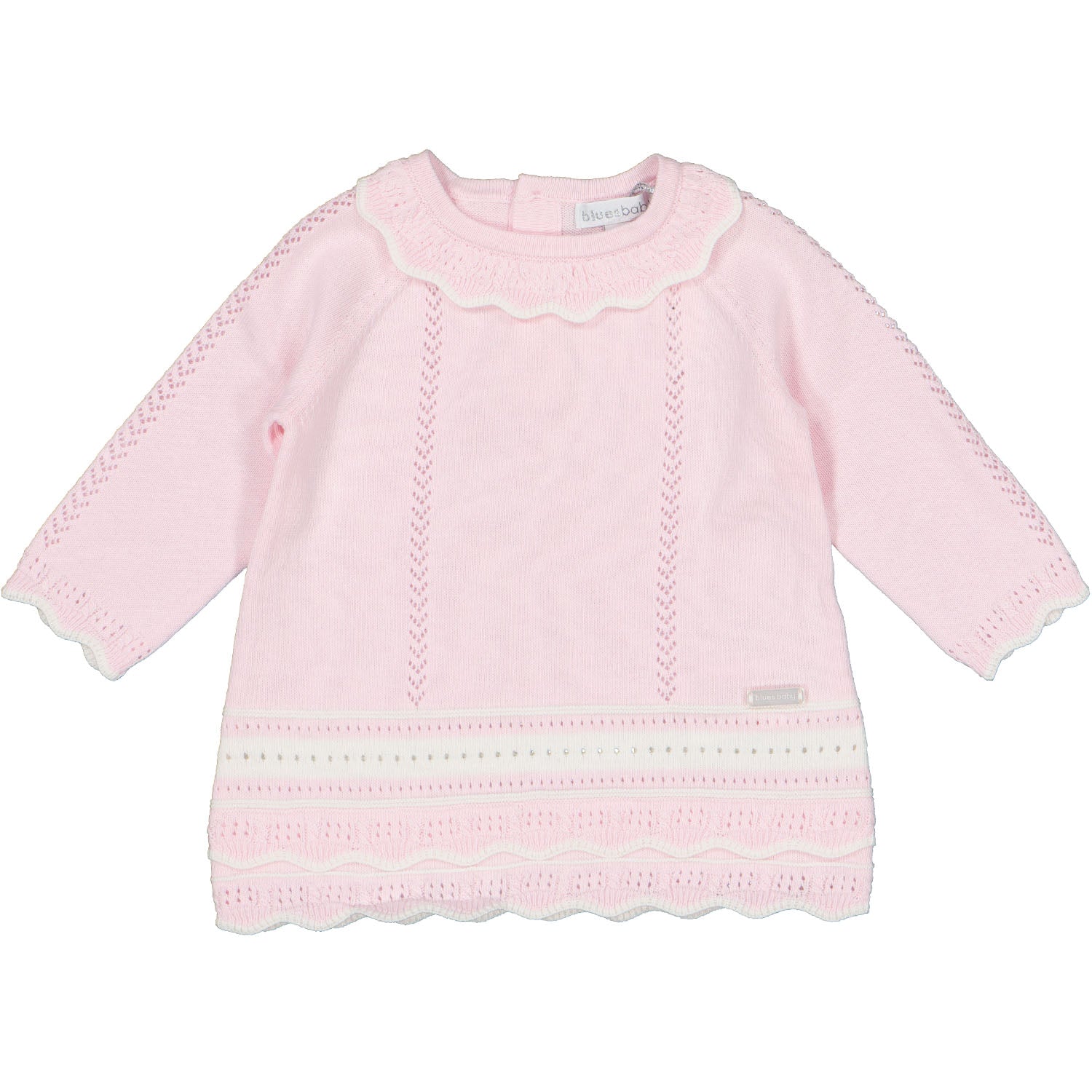 Pink & Ivory Knitted Tunic Set
