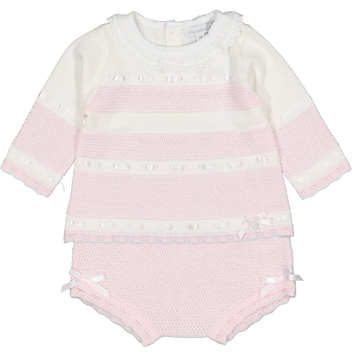 Pink & Ivory Jam Pant Set