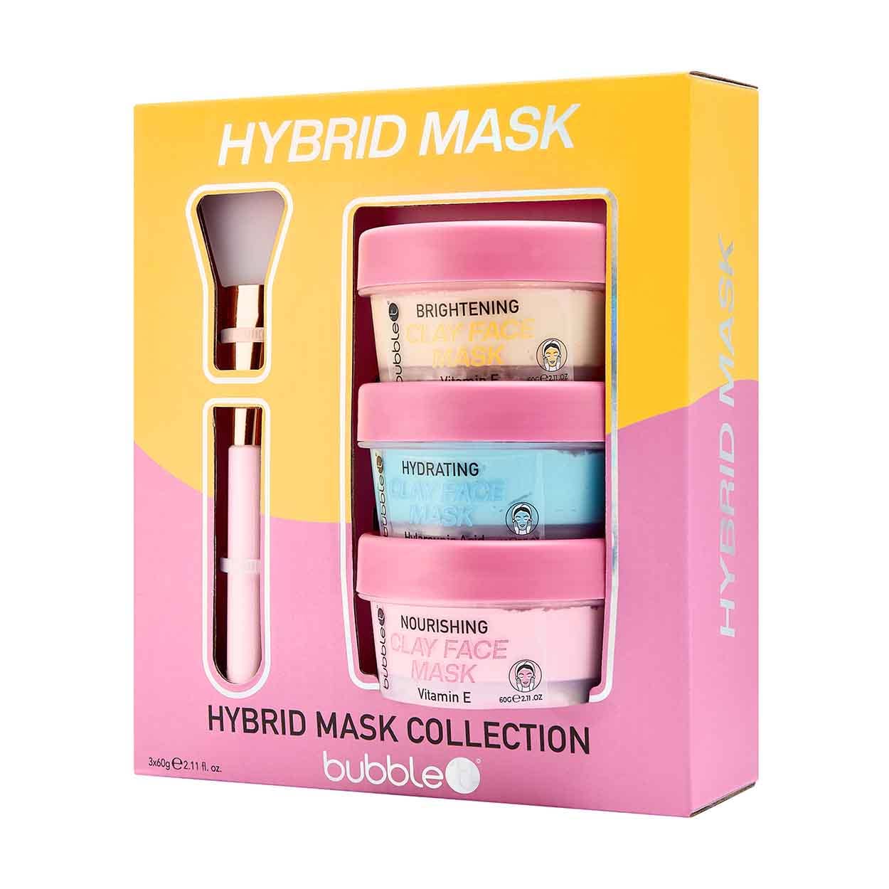 Hybrid Clay Face Mask Collection (3 x 60g)
