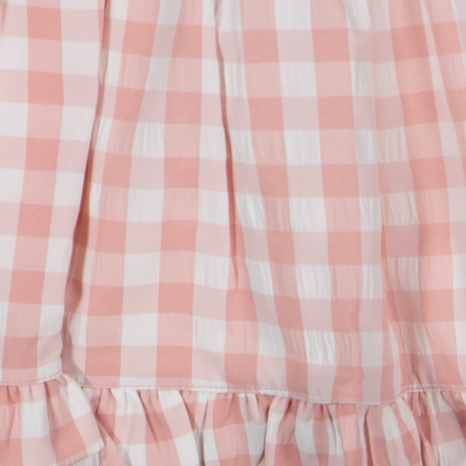 Dusty Pink Check Dress And Knicker Set