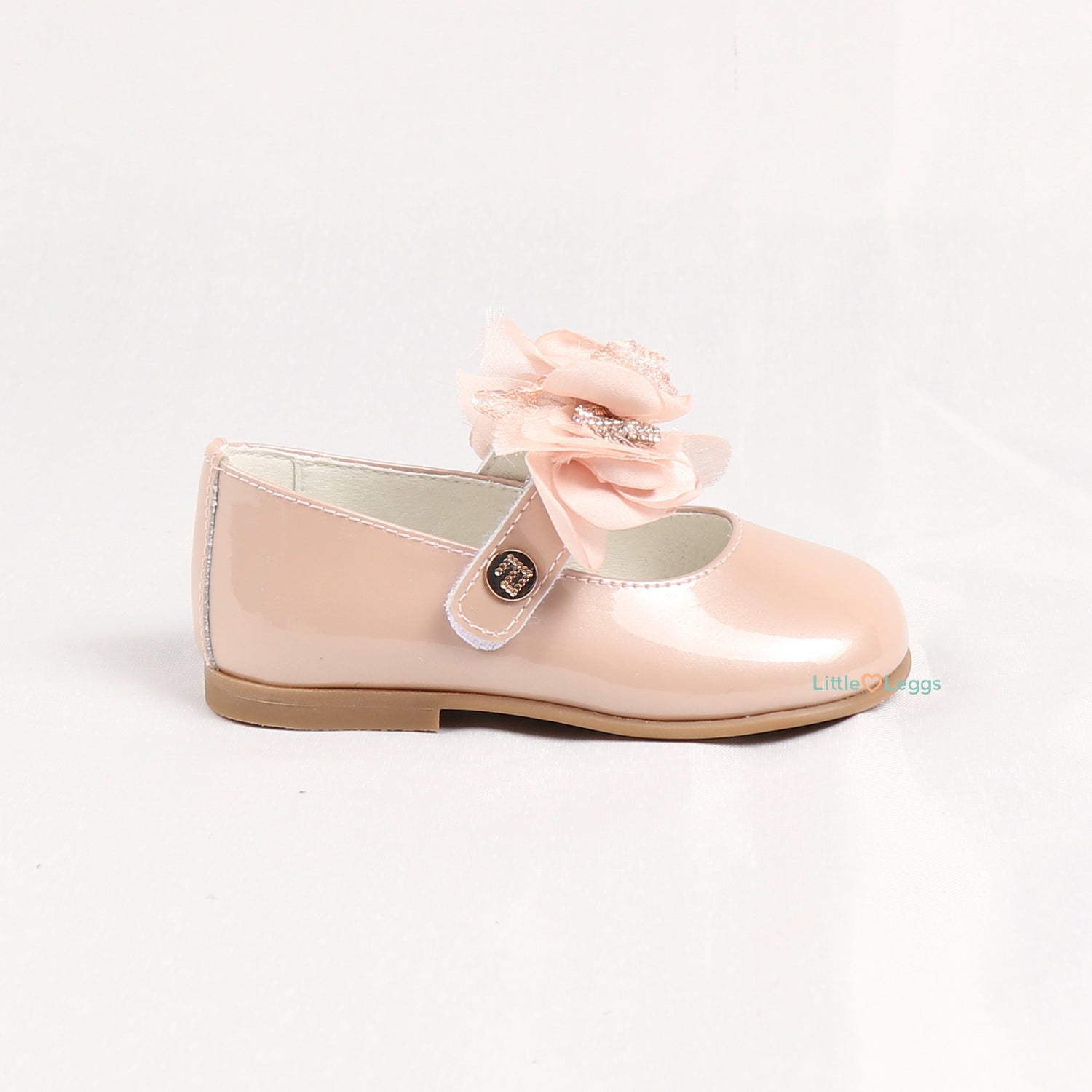Pearl Pink Flower Mary Jane Shoe