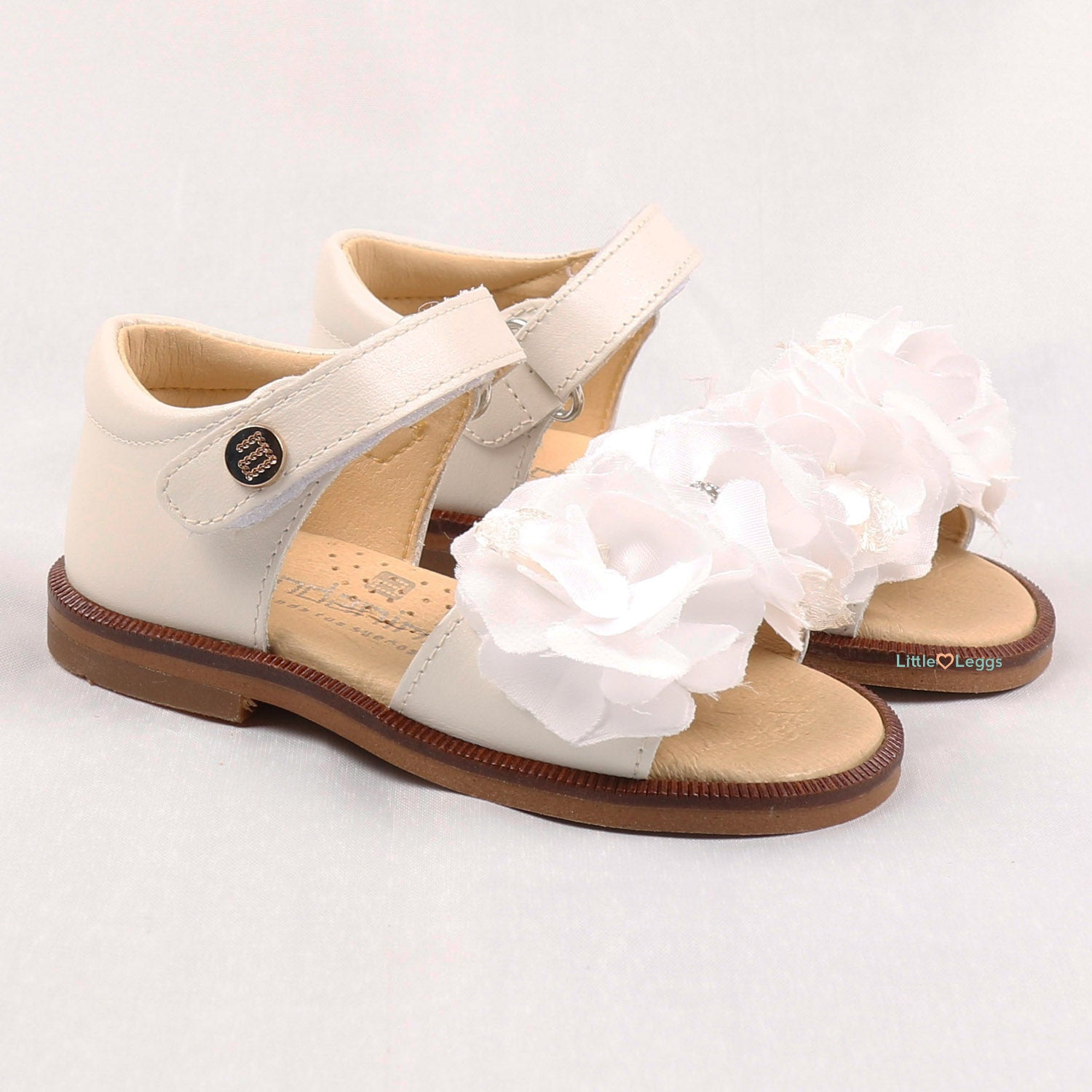 Pearl Ivory Flower Sandal