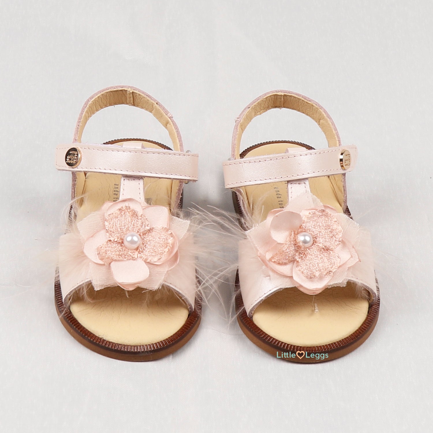 Pearl Pink Flower Sandal