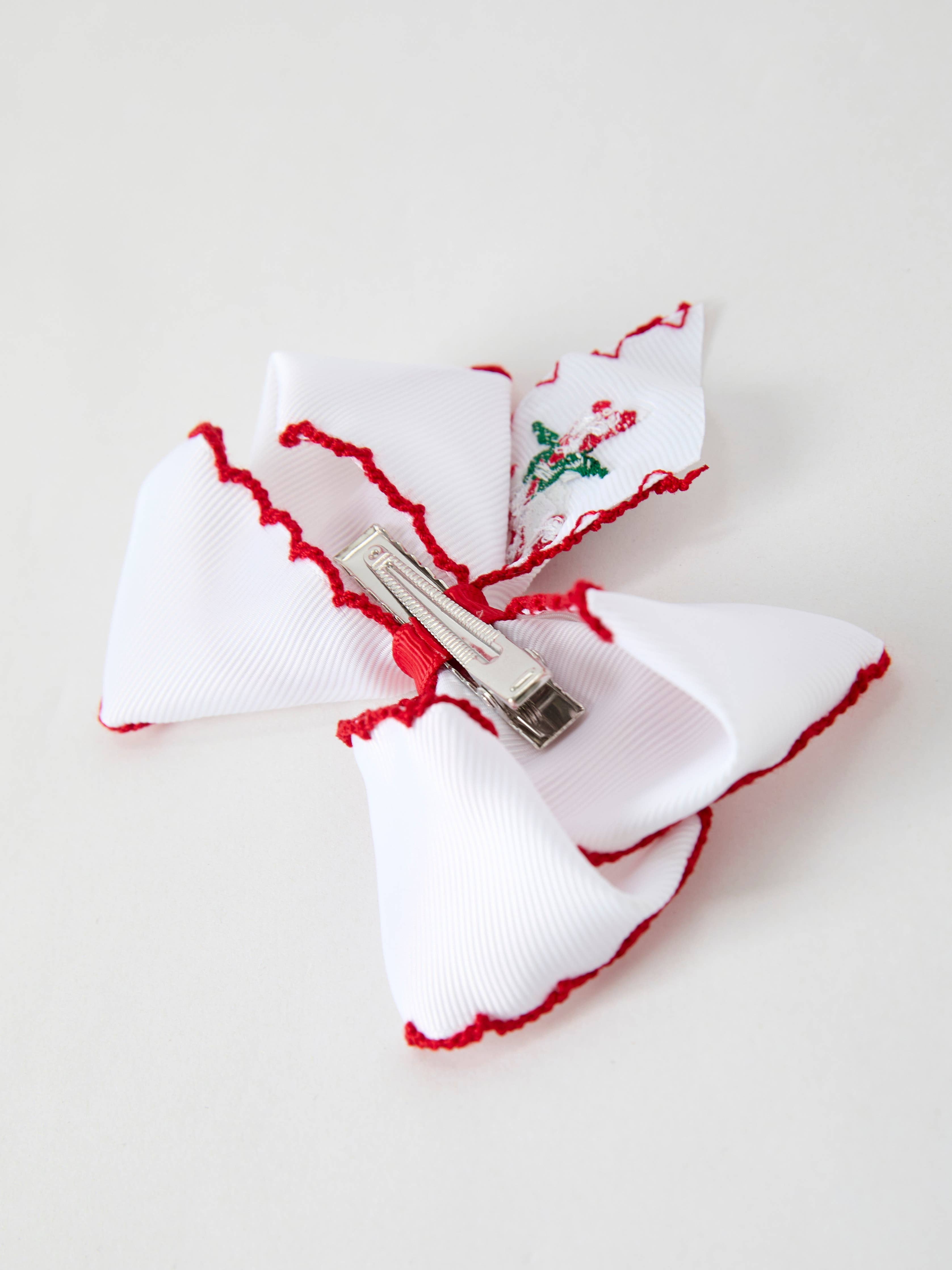 Christmas Bow Hair Clip