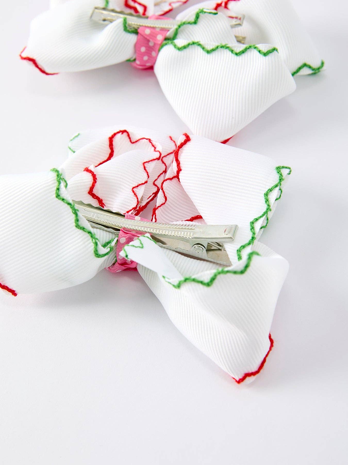 Christmas Gingerbread Hair Bows (2PCS）