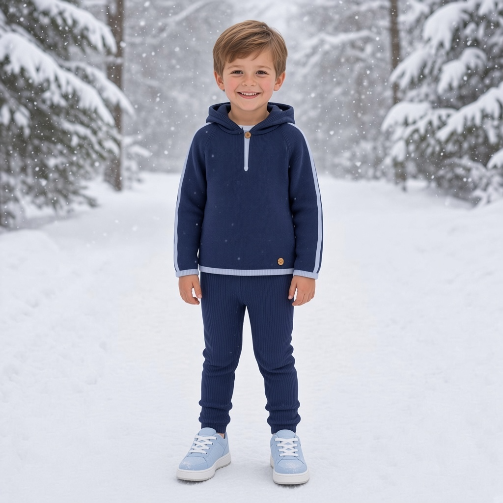 Powder Blue Hooded Legging Set