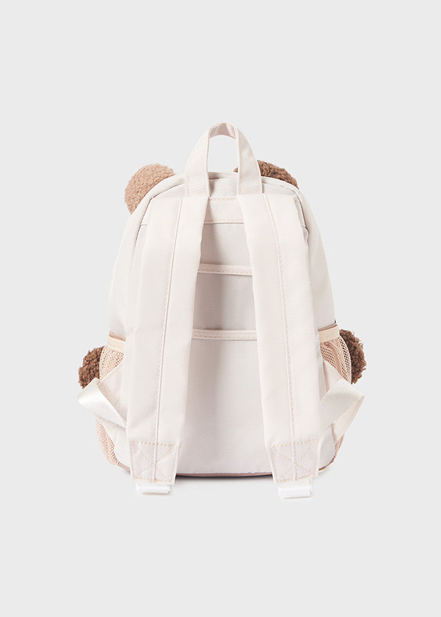 Cream & Beige Bear Backpack