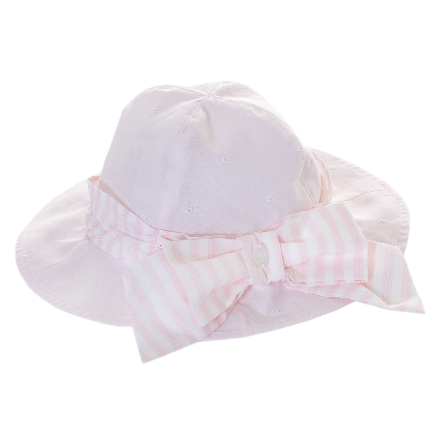 Pink Stripe Floppy Hat