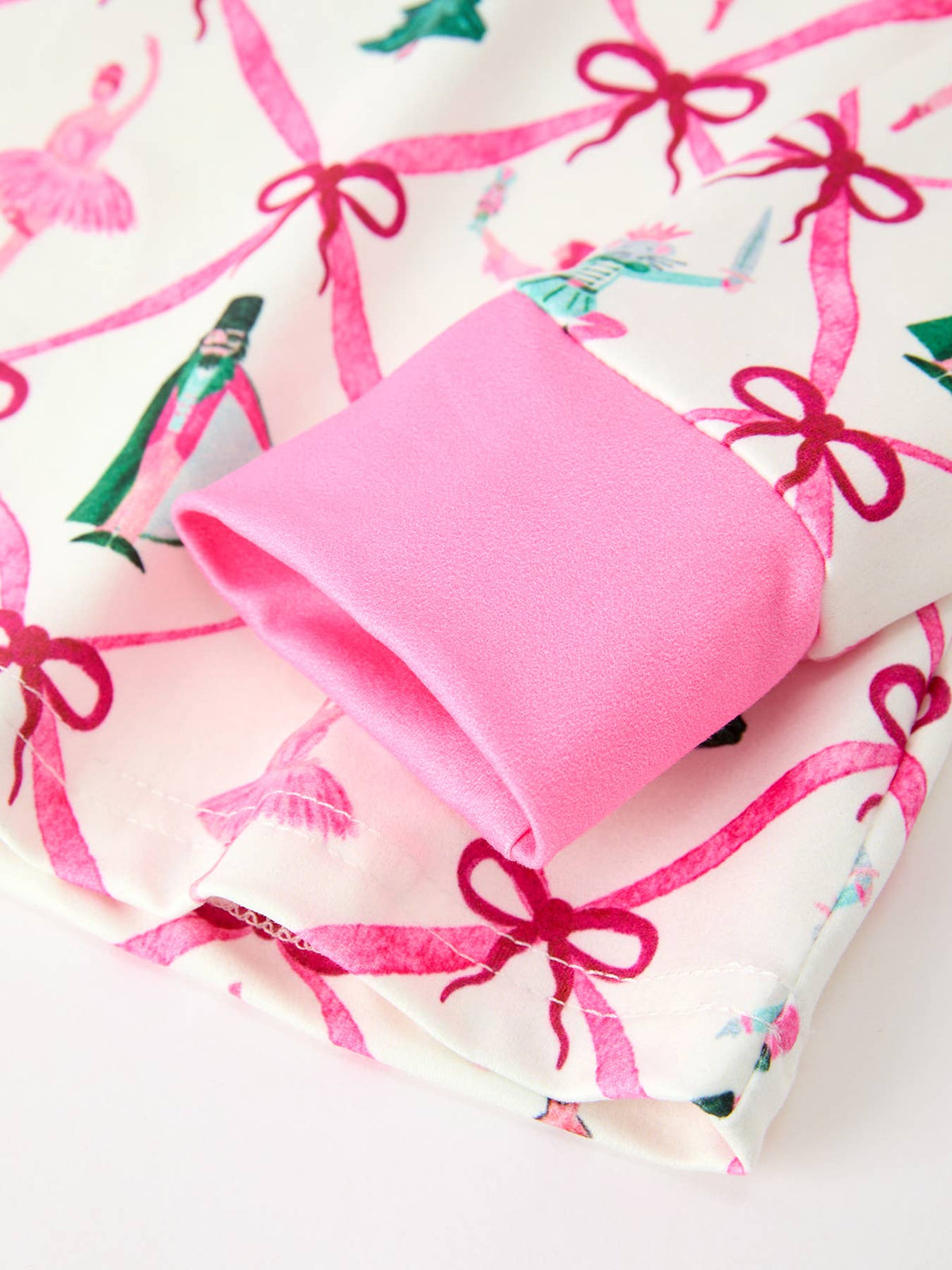 Christmas Bow Ballet Pajama Set
