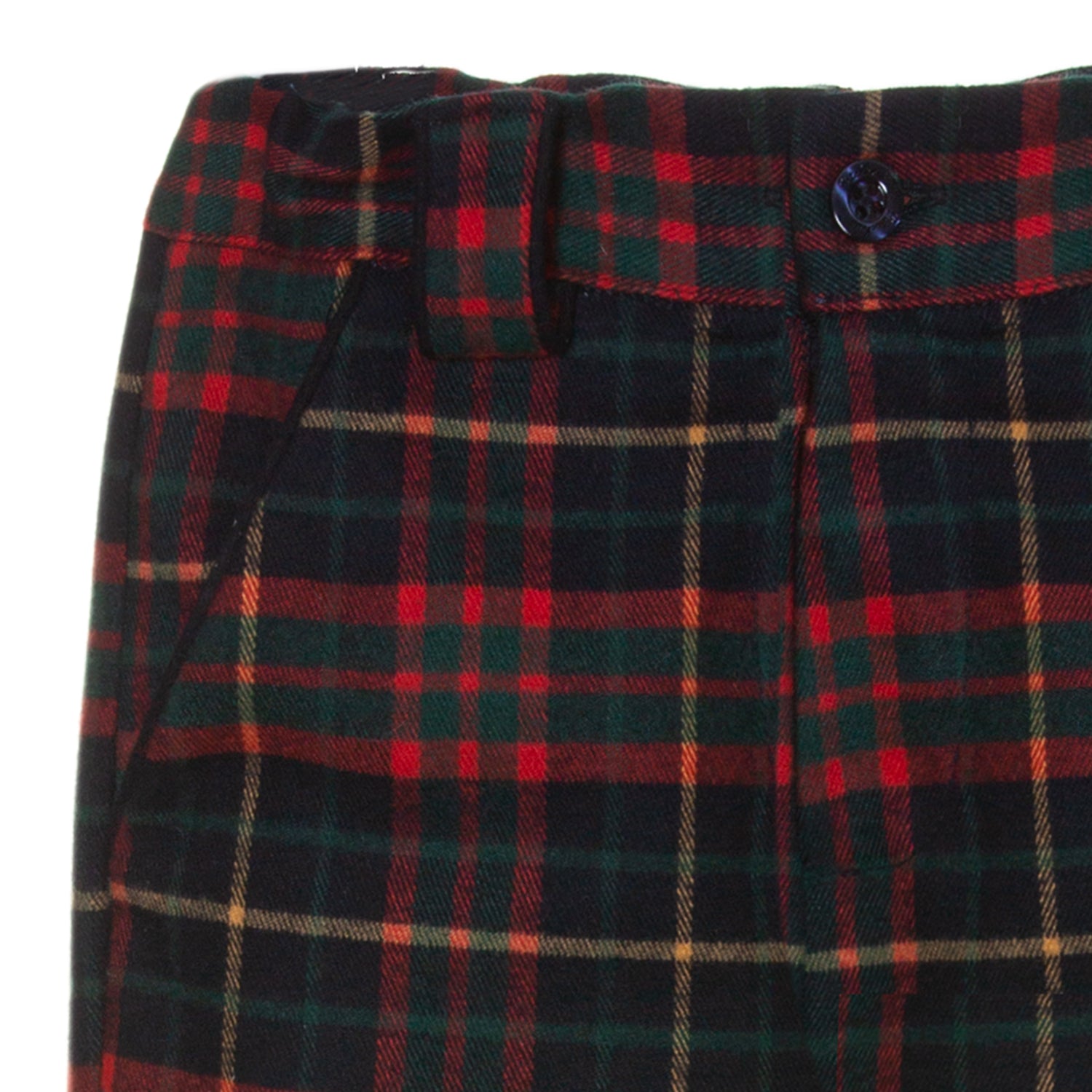 Boys red sales tartan trousers