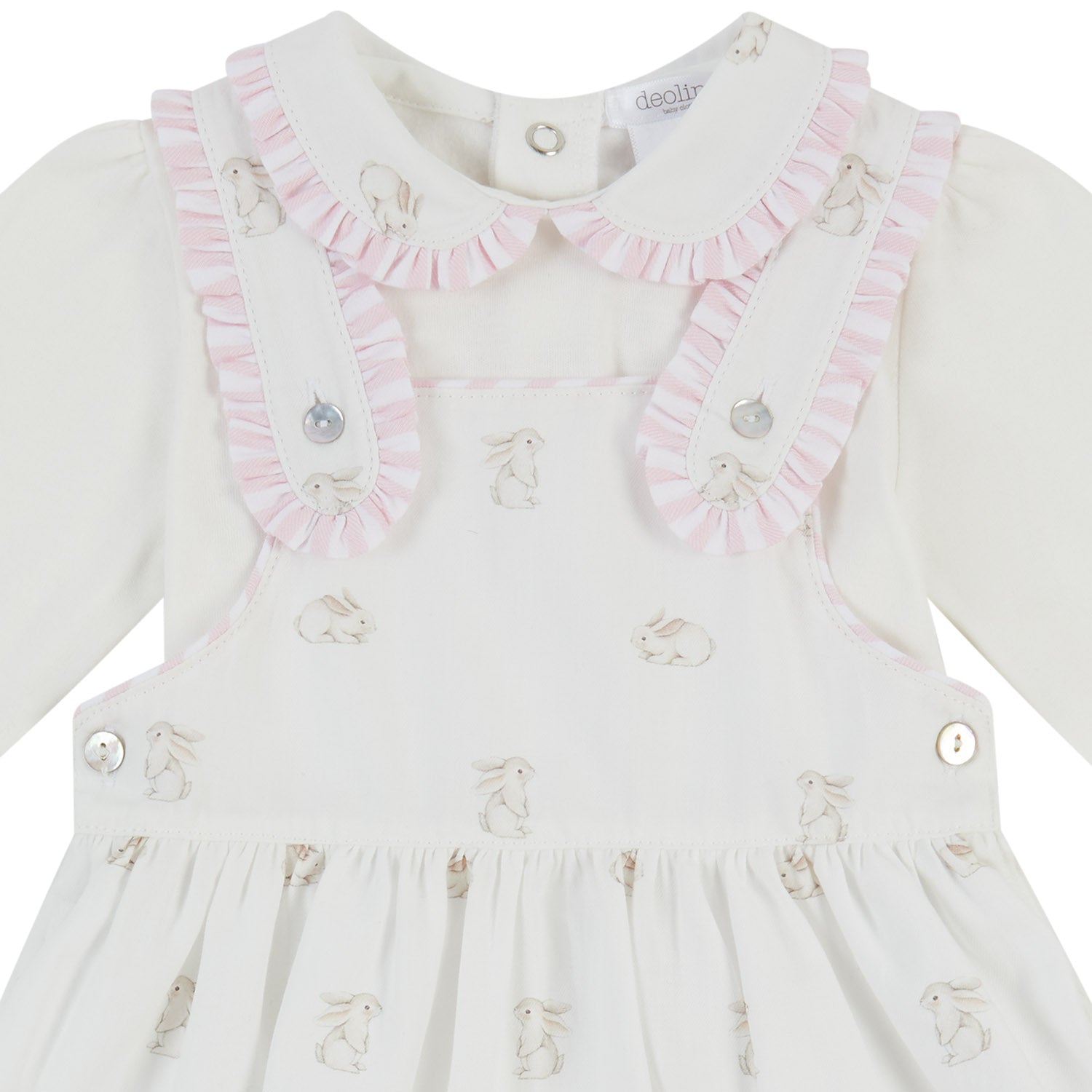 Pink Bunny Pinafore Outfit