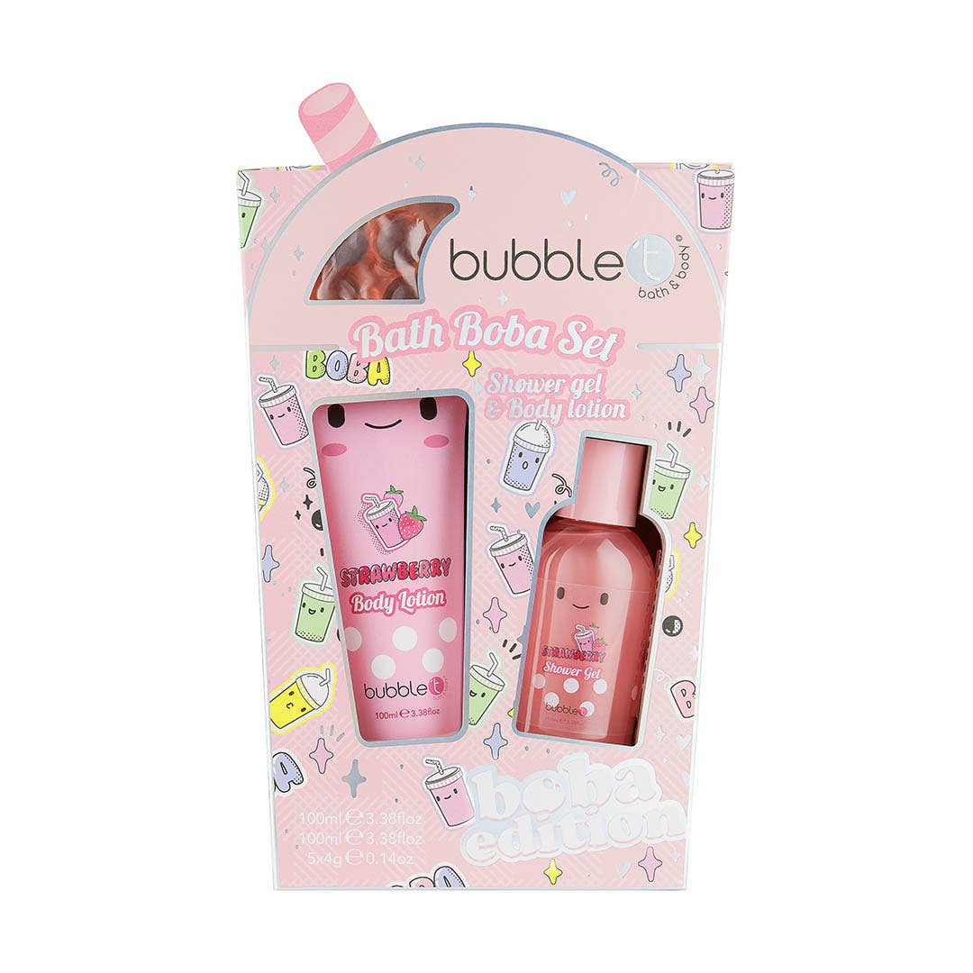 Boba Tea Bath & Body Gift Set - Set of 3